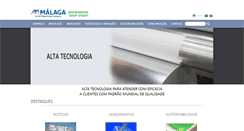 Desktop Screenshot of malagapm.com.br